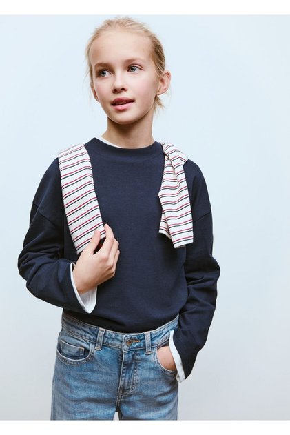 Dikişsiz flare jean pantolon
