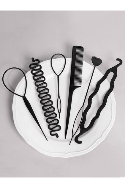 Comb Set for Making Hair Bun and Hair Knitting