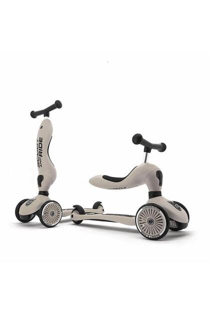 SCOOT AND RIDE Highwaykick 1 Oturaklı Çocuk Scooter Petrol Mavisi