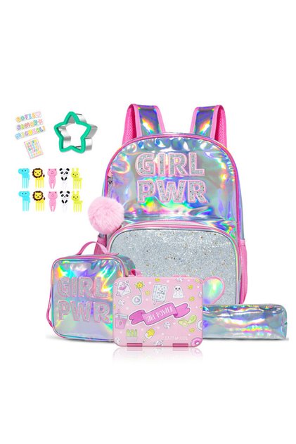 Back to School Combo Set of 4 Girl Power - Pink