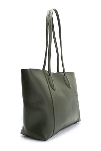 Women's Long Two-Handle Zippered Large Size Shoulder Bag