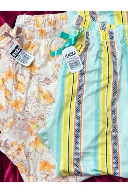 Viscose Long Bottom Set of 2 Pajamas