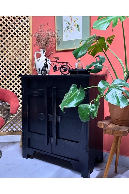 Ahşap otantik bar dolabı &çok amaçlı dolap