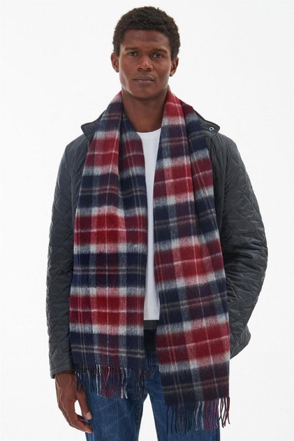 Galston Tartan Atkı RE75 Cranberry Tartan