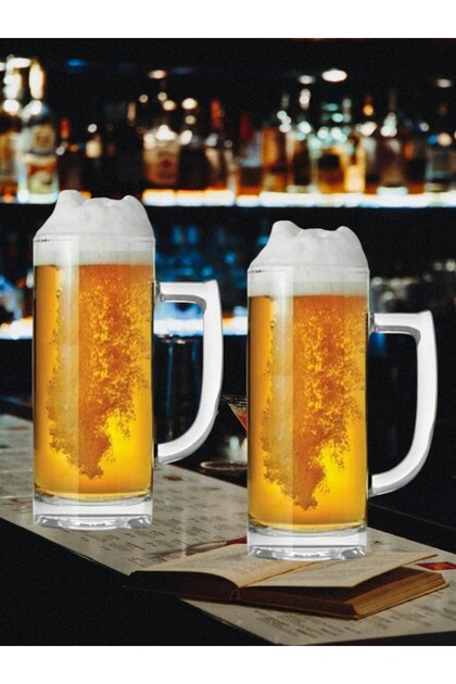 Pub Bar 500 Cc.arjantin 4^lü Kulplu Bira Bardak Seti.
