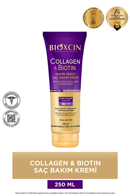 Bioxcin Collagen & Biotin Ekstra Hacim Saç Kremi 250 ml - Kolajen