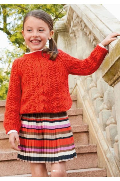 Abellula Female Child Knitted Sweater 5856