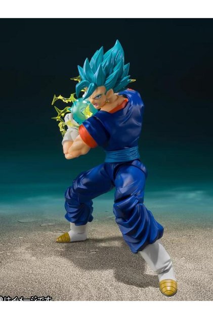 Bandai with box 01 SHF Dragon Ball Vegetto Articulated PVC Action Figure Collectible Toys 15cm