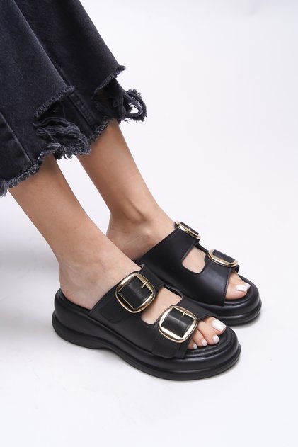 Tarveidei Women's Slippers 00121020 Black
