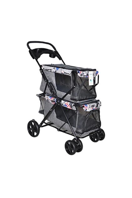 Zampa Twins Kedi Köpek Puseti Gri 51x85x100cm - Fiyatı, Yorumları