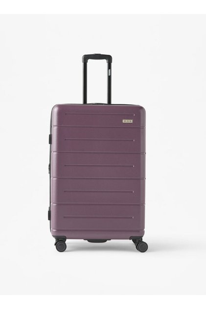 Textured Hardcase Luggage Trolley Bag With Retractable Handle 28''-l - Check-in