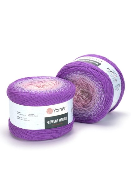 Flowers Merino - Marbled Hand Knitting Yarn Marbled - 531