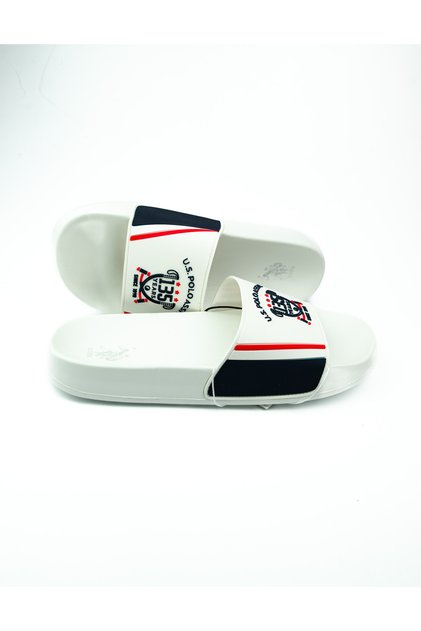 U.S. Polo Assn. Dusen 5Fx White Men's Slippers