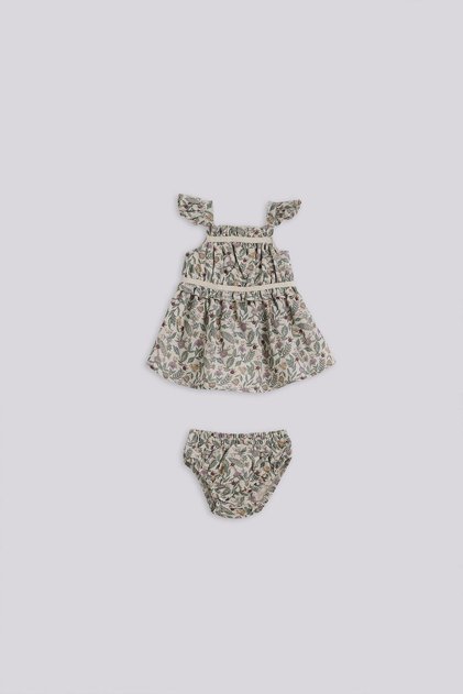 BG Store فستان بناتي منقوش