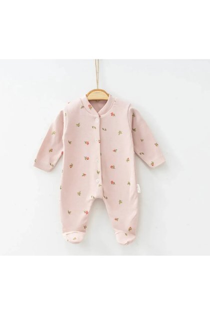 Crispy Flower Printed Girl Jumpsuit