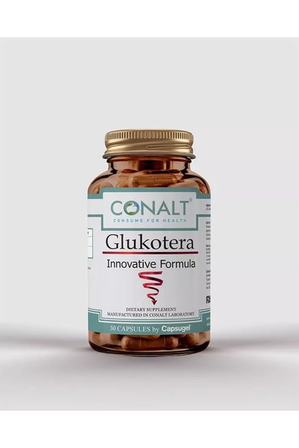 Glukotera – Alfa Lipoik Asit, Gymnema, Krom ve Vanadyum İçeren Premium Takviye (30 Kapsül)