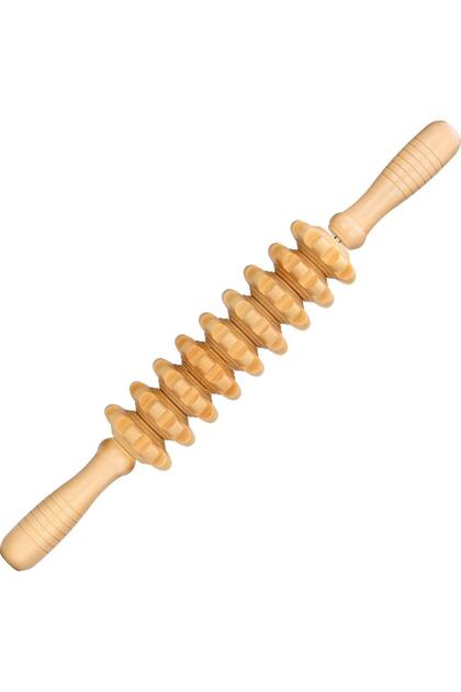 Medical Wooden Massage Roller Waist Neck Back Leg Massage Tool Cellulite Relief 1St Quality