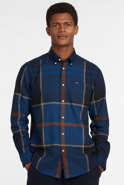 Dunoon Tailored Tartan Gömlek TN54 Midnight Tartan