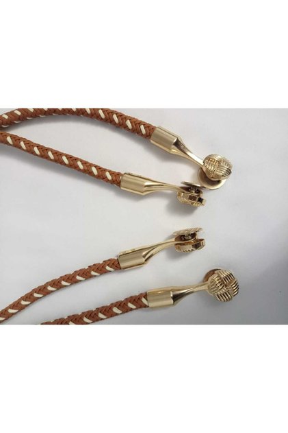 70 cm Braided Leather Look Bag Handle