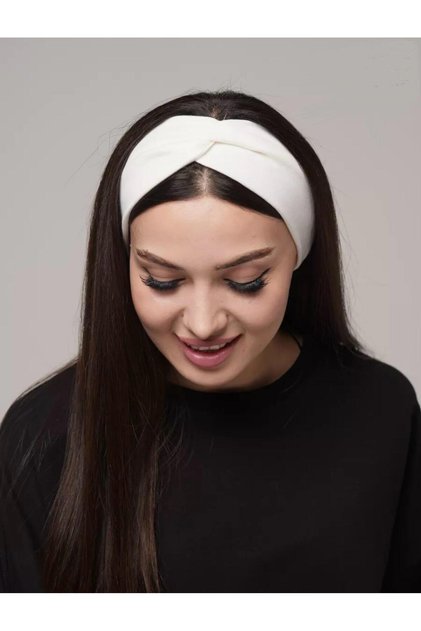 Kadın Çift Taraflı Kullanıma Uygun Spor Yoga Bandanası Kaşkorse Saç Aksesuarı