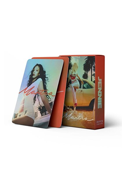 Kpop Dünyasi BLACKPINK Jennie '' Mantra '' Çift Yön Baskılı