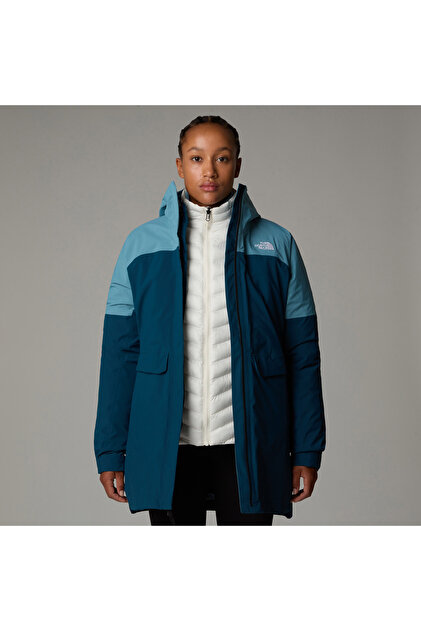 THE NORTH FACE ランニング　青　サミットシリーズ　women The North Face DryVent Triclimate 3in1 Kadın Mavi Outdoor Mont
