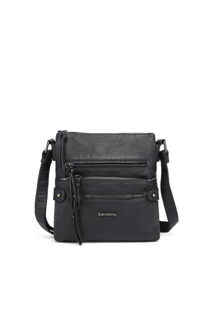 Washed Leather Strap Women's Messenger Bag 21K Barcelona 1921