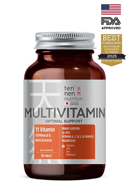 Multivitamin Energy - Panax Ginseng, Koenzim Q10 Multivitamin Ve Mineraller