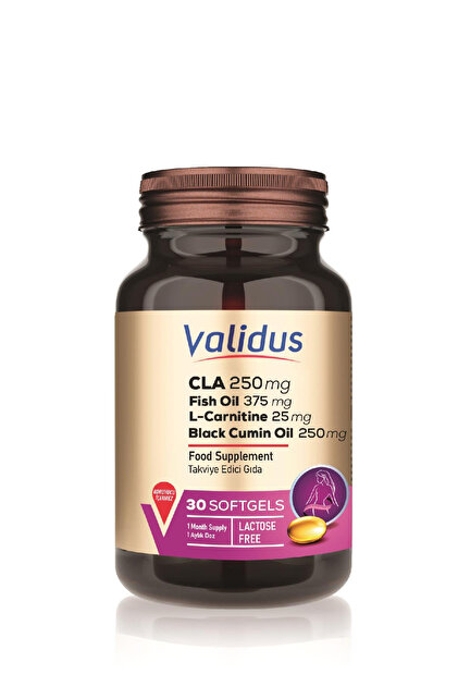 Validus Cla Omega-3 Nigella Sativa Green Tea Probiotic 30 Softgel