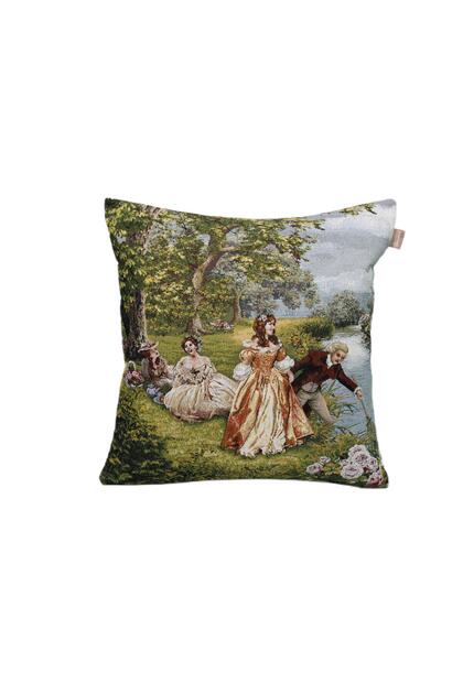 Faye a Jakarli Woven Tapenstry Decorative Humanized Renaissance Kirlent 45*45