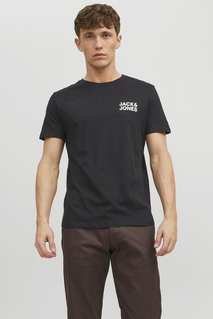 Jjecorp Logo Tee S Чорна чоловіча футболка 12151955