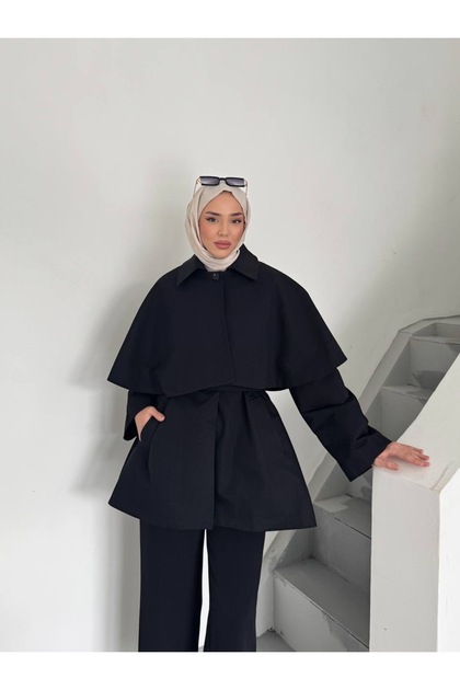 Mila Trench Coat with Palerin