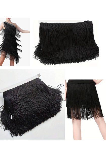 Saçaklı Püskül 30 Cm Elbise Aksesuarı