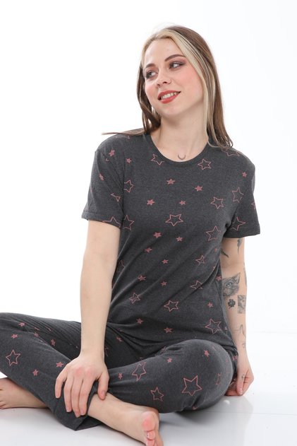 Short Sleeve Summer Pijamas Suit