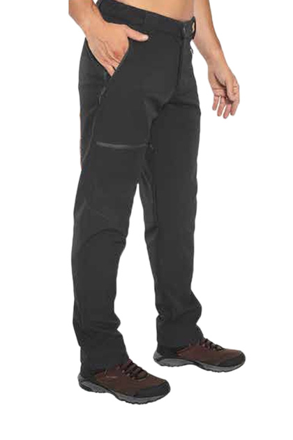 Crozwise Softshell Antrasit Kışlık Polarlı Outdoor Pantolon - 2228