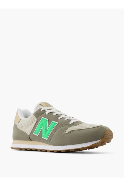 New Balance Ανδρικά αθλητικά παπούτσια με λεπτομέρεια λογότυπου και κλείσιμο με κορδόνια - 500
