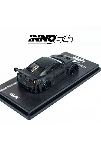 Inno Inno64 1/64 LB-Works GT Nissan 35GT-RR (Karbon Siyah) Model