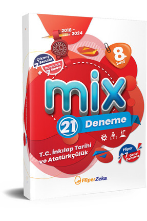 Hiper Zeka 2025 8. Sınıf MİX Fen Bilimleri 21 Deneme | 2018-2024