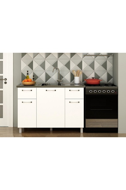 Vivense PANOVİT 120 CM EVYELİ MİNİ MUTFAK ALT - Fiyatı, Yorumları