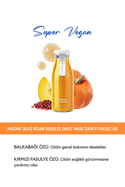 Missha Aydınlatıcı Vegan Yaprak Maske Talks Vegan Squeeze Sheet