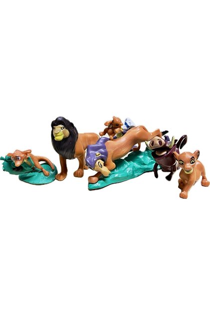 Aslan Kral The Lion Guard 5 Vahşi 6'lı Hayvan Figürleri Oyuncak Figür Set