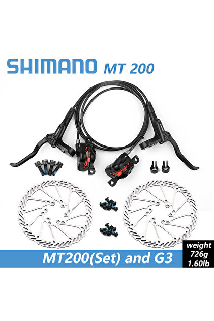 MT200 G3 160MM Shimano BR BL MT200 فرامل هيدروليكية للدراجة الجبلية فرامل قرصية هيدروليكية للدراجة الجبلية