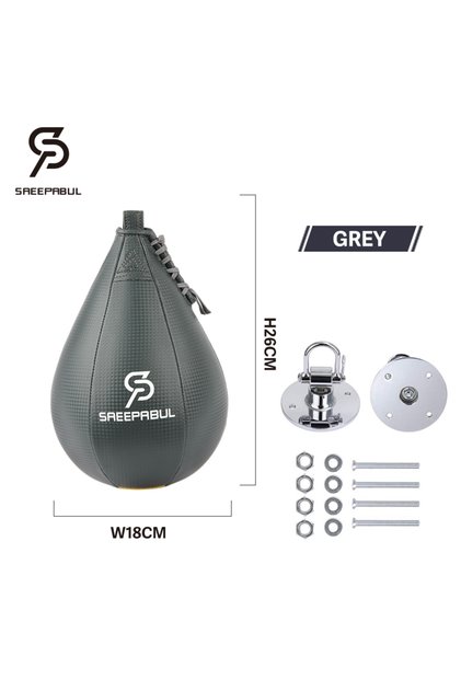 grey with swivel Free Shipping Boxing Speed Ball Set Fitness Boxing Pear Speed Ball Reflex Inflate P