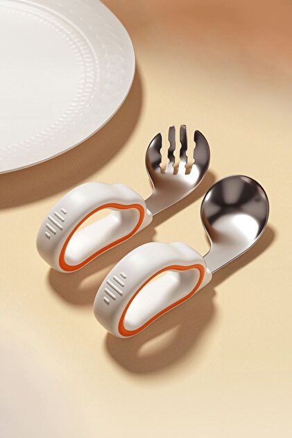 Chavin Komple 316 Çelik Bebek Çocuk Kaşık ve Çatal Set cin767tr