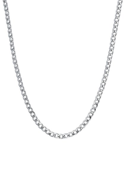Figaro Model Flat 70cm. 4.5mm. Long Steel Men's Chain Eg84