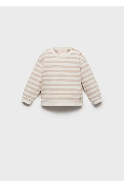 Striped cotton sweatshirt