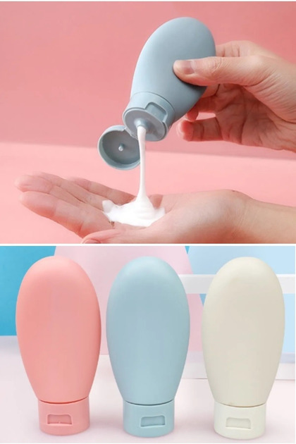 3 Set Gray Color Travel Type Care Products Organizer