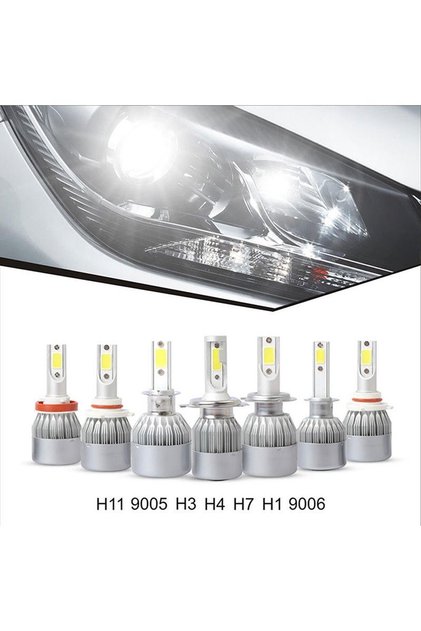 Şimşek Etkili C6 Uyumlu Led Xenon Zenon H3
