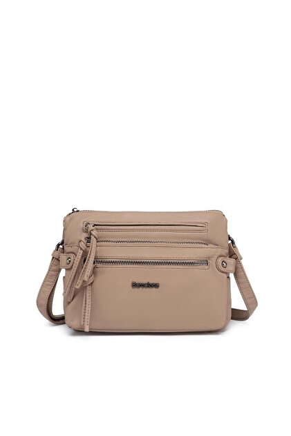 BARCELONA 21K Yıkama Deri Askılı Kadın Postacı Çantası 21K