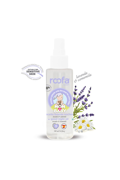 Good Night Natural Oil With Lavender & Chamomile For Newborns & Babies With Sensitive Skin 100ml